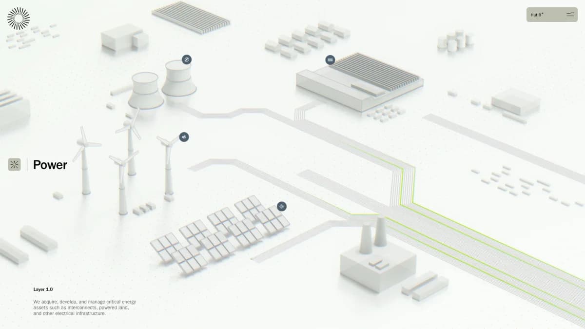 Hut 8 website preview by Studio 28K