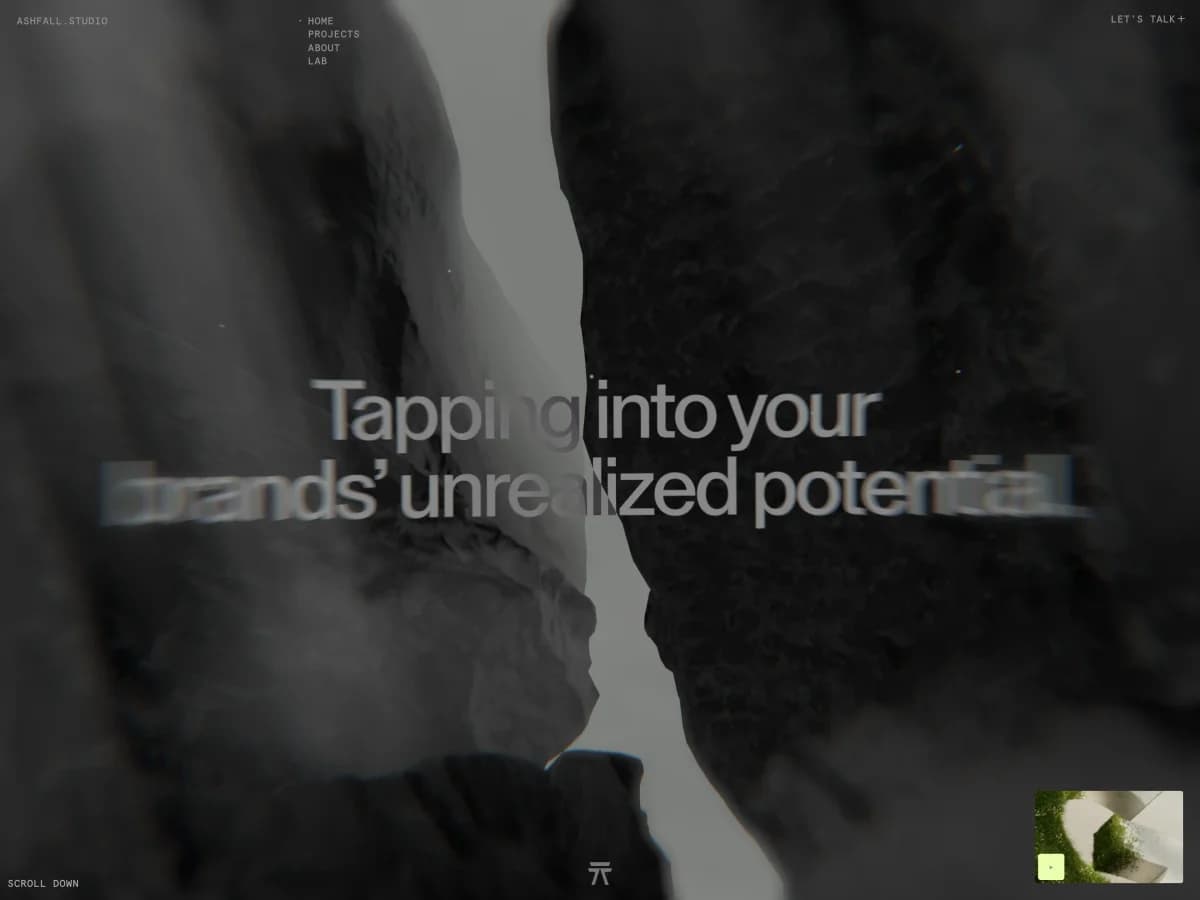 Ashfall Studio website preview by Ashfall Studio