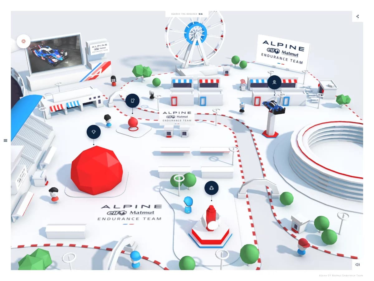 FanZone36 : Alpine Elf Matmut Endurance Team website preview by STUDIO PHA5E