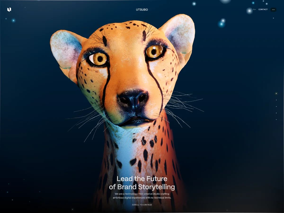 Utsubo - Embark on New Frontiers of Digital Experiences website preview by Utsubo