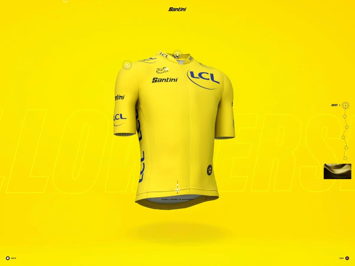 Santini Cycling | Cycling Clothing | Made in Italy website preview by Six Socks Studio
