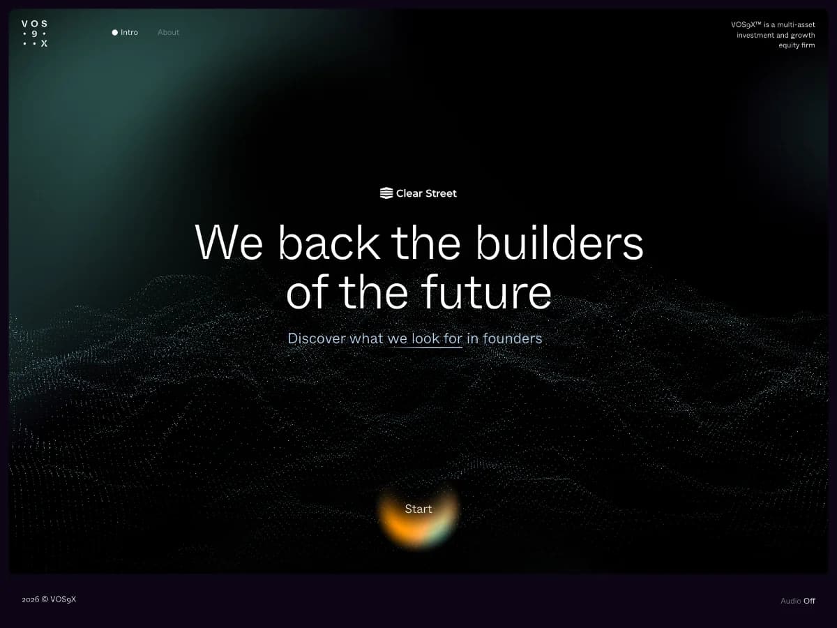 VOS9X website preview by Bürocratik