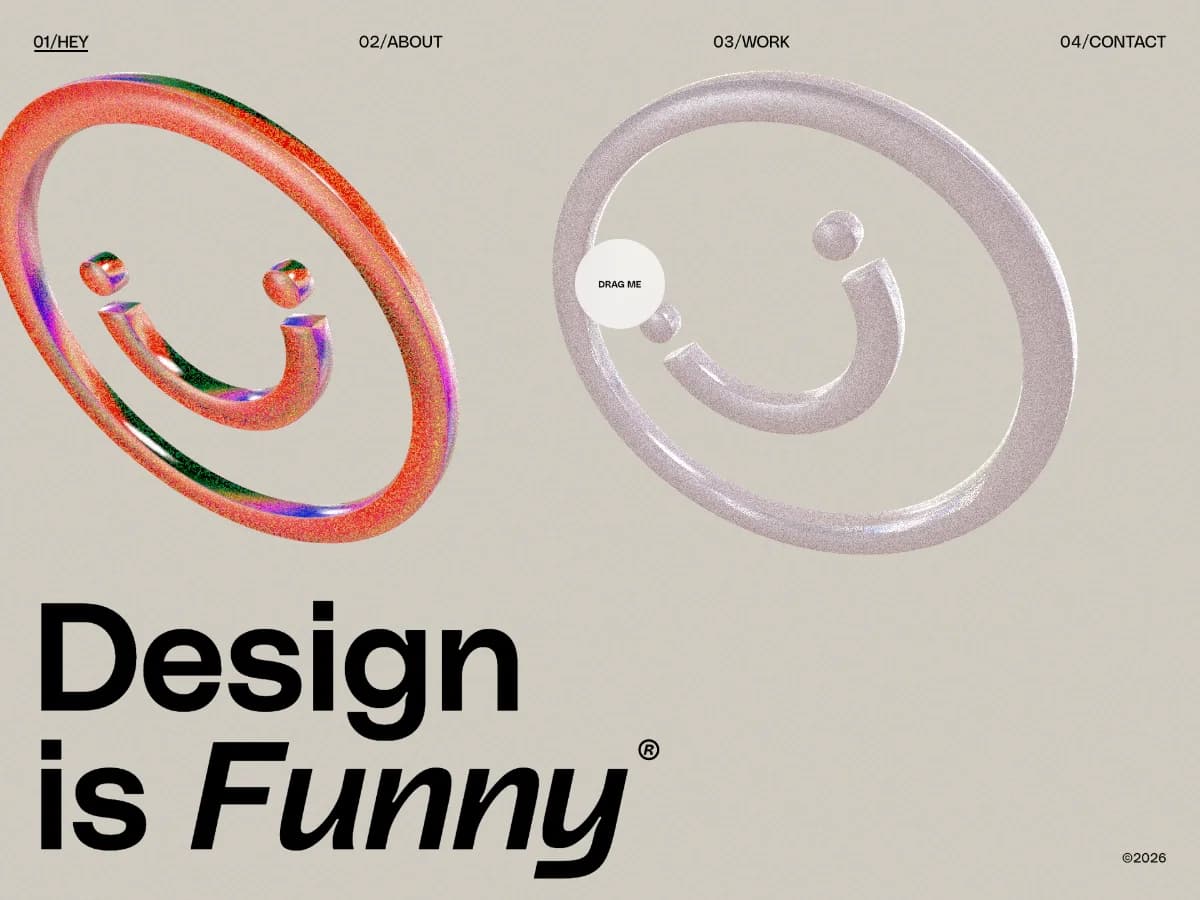 Design is Funny website preview by Andreas Antonsson