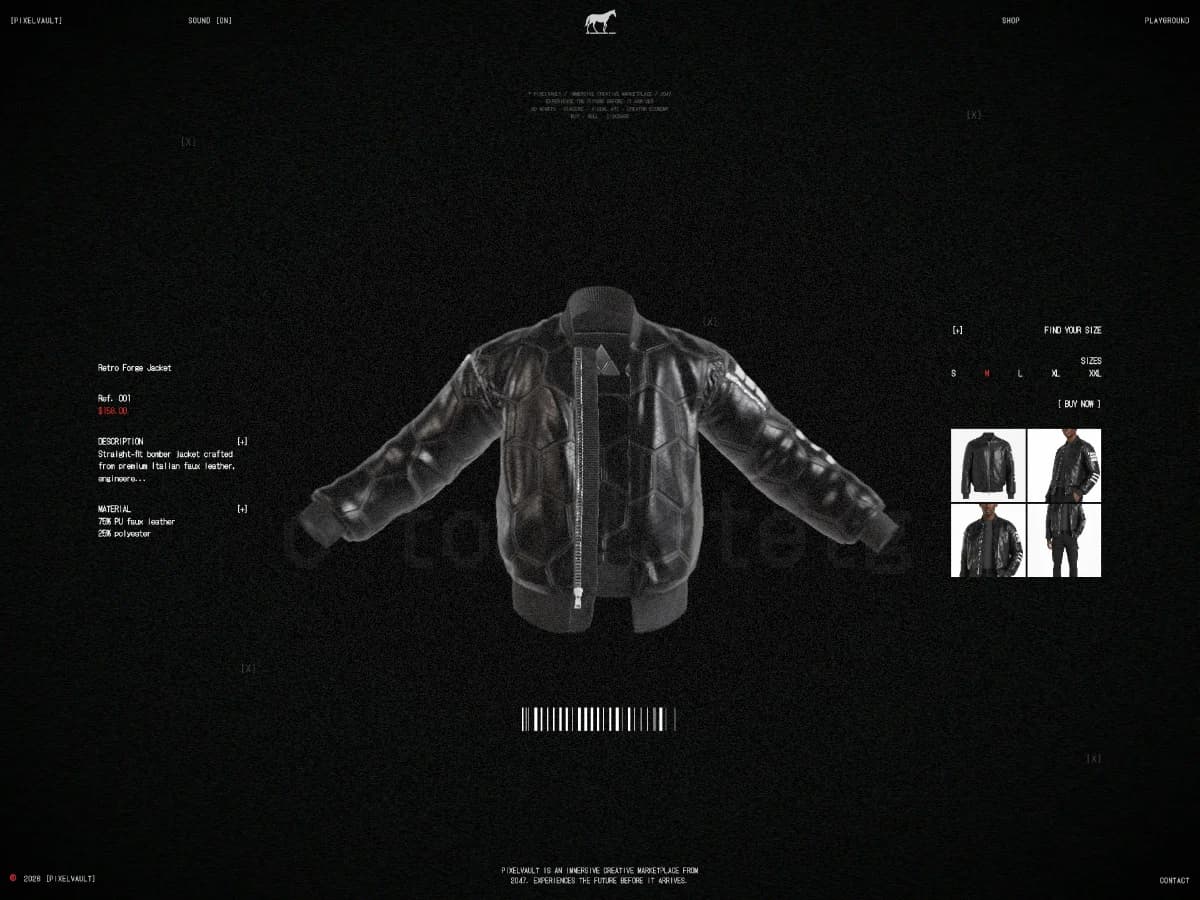 PIXELVAULT – An Immersive Creative Marketplace from earth 2047 website preview by Karan Chouhan & Harshit Kumar Sahu