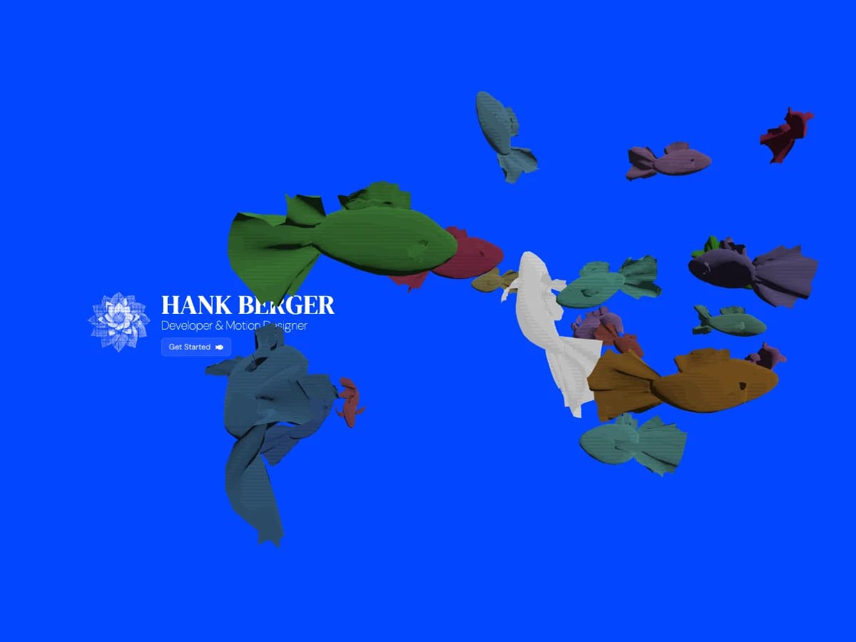 Hank Berger’s Portfolio website preview by Hank Berger