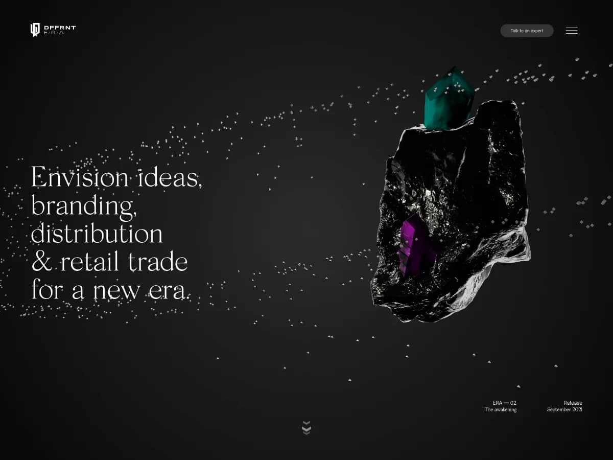 DFFRNT-ERA Group LTD website preview by Kadir Inan