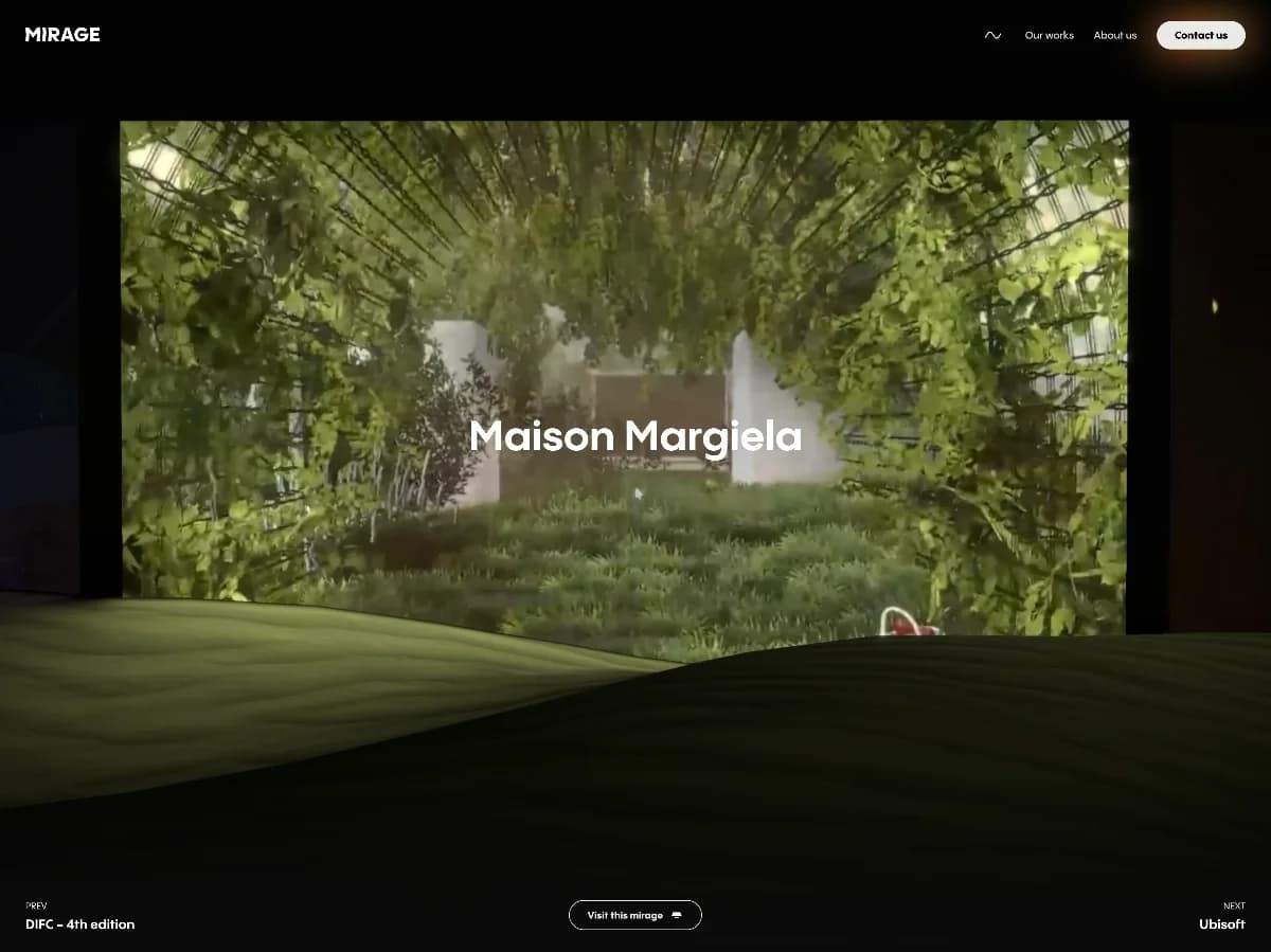 Studio Mirage | Paris - Dubai website preview by Studio Mirage