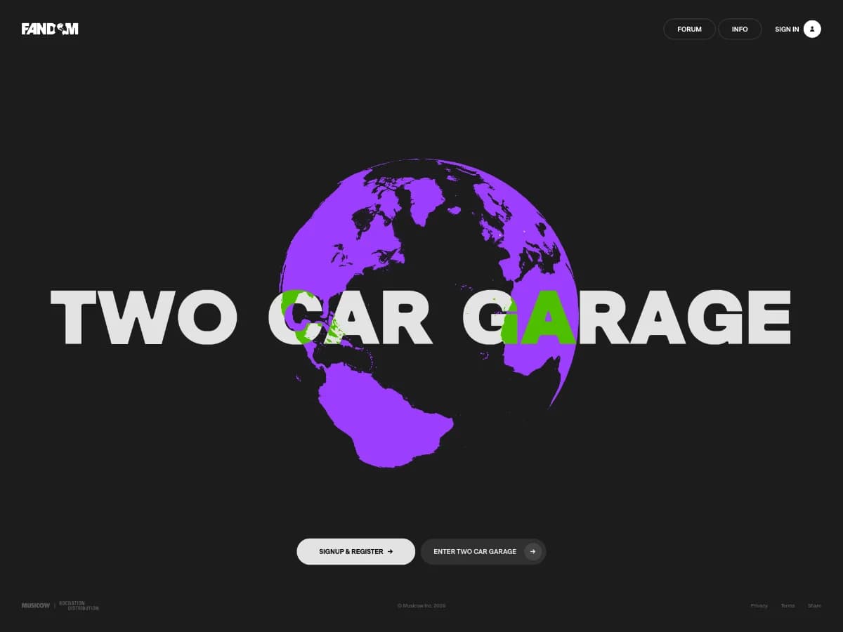 Fandom website preview by Merlin