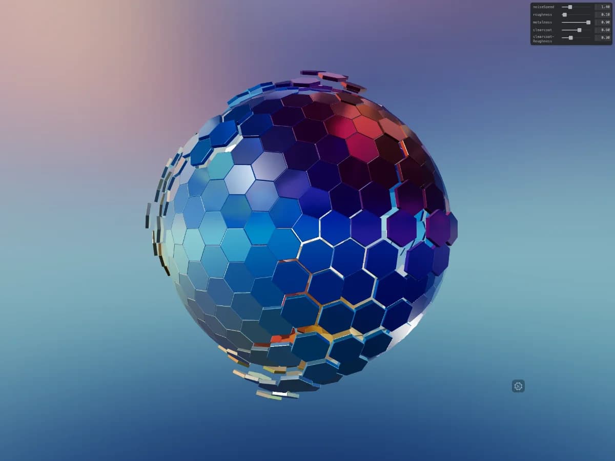 hexagon Ball website preview by yufengjie