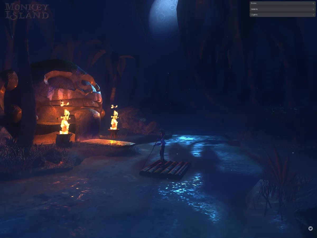 Monkey Island Tribute website preview by Sebastien Lempens