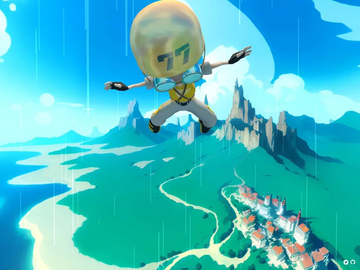 Skydiving website preview by Sebastien Lempens
