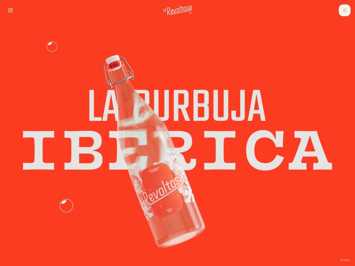 La Revoltosa | Burbujeo del bueno website preview by Waka