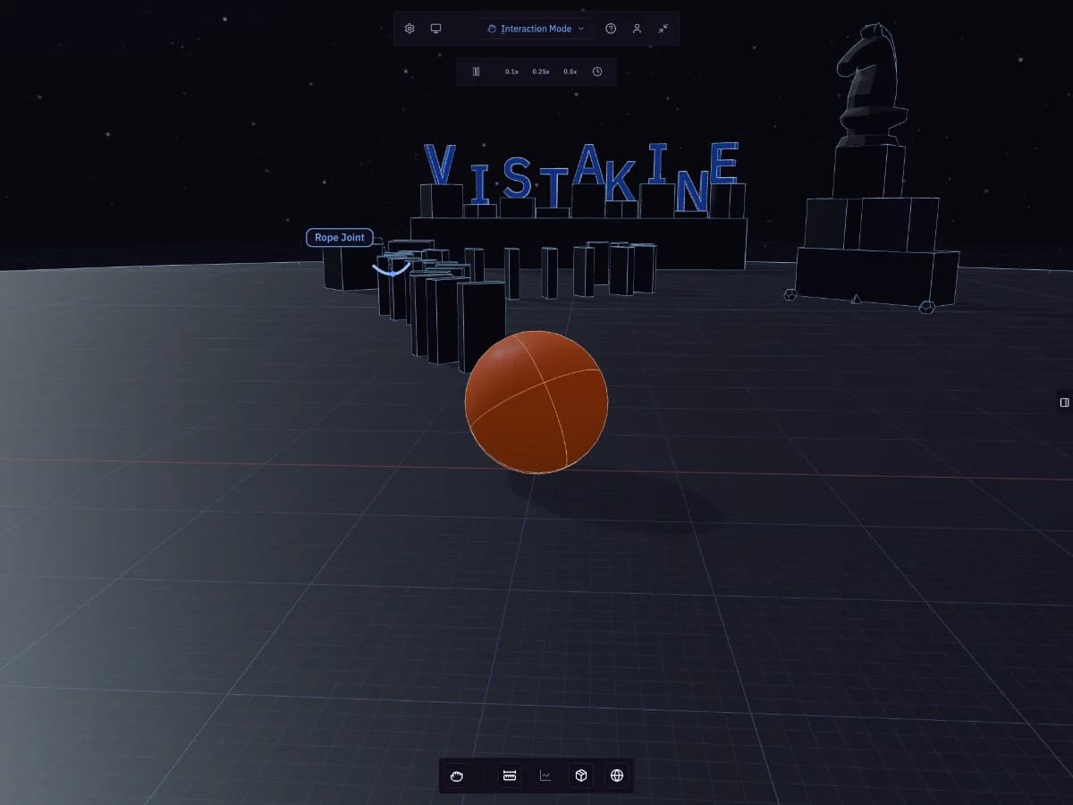 Vistakine - Physics Playground website preview by Ki Wooten