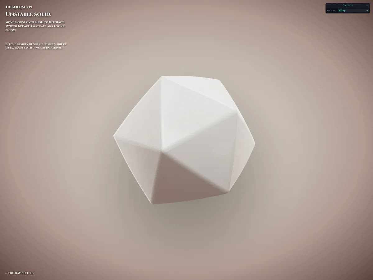 Unstable Solid website preview by Prinzipiell