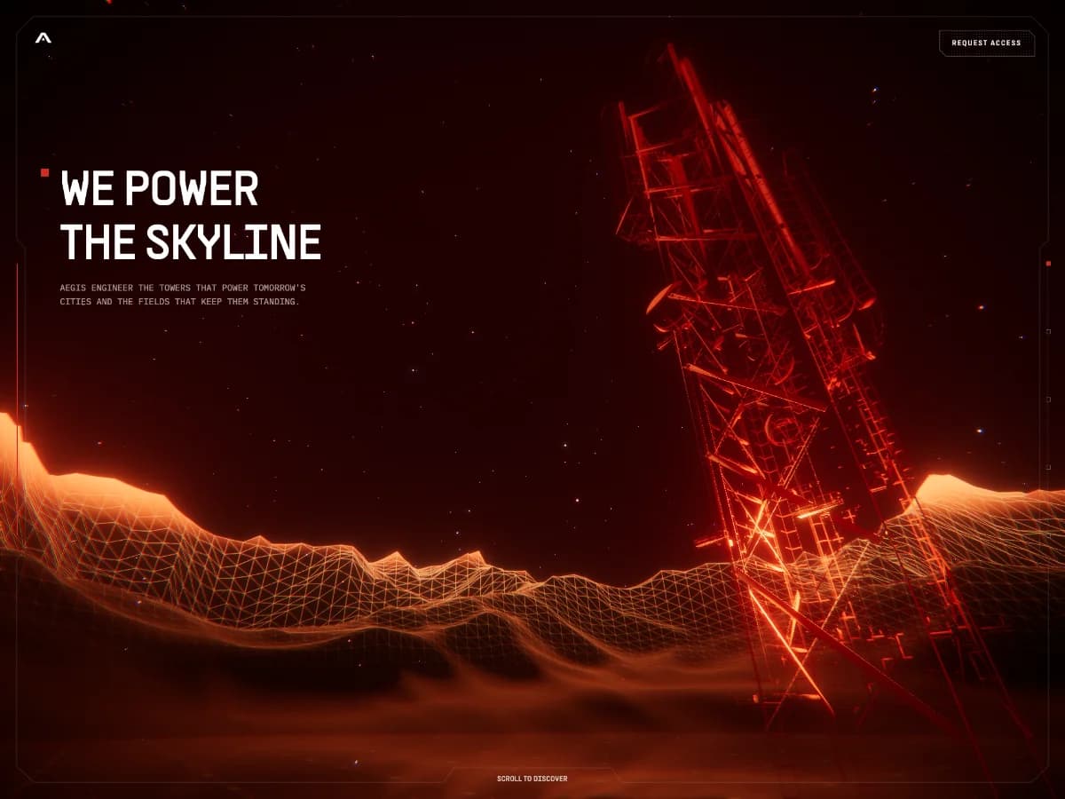 AEGIS - Experiment website preview by Brice Deguigne