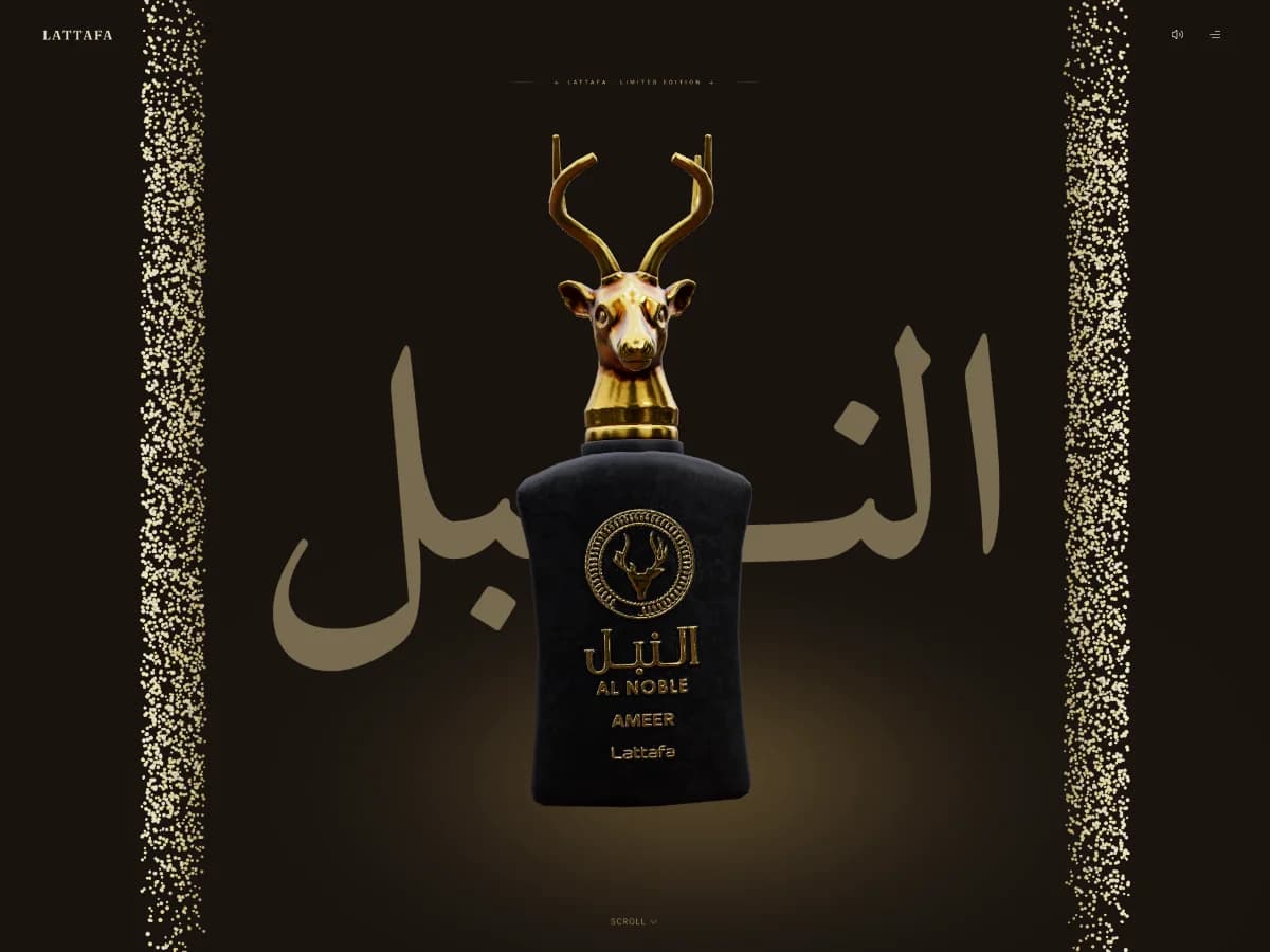 Al Noble Perfume website preview by Mohammad Sharyatzadeh