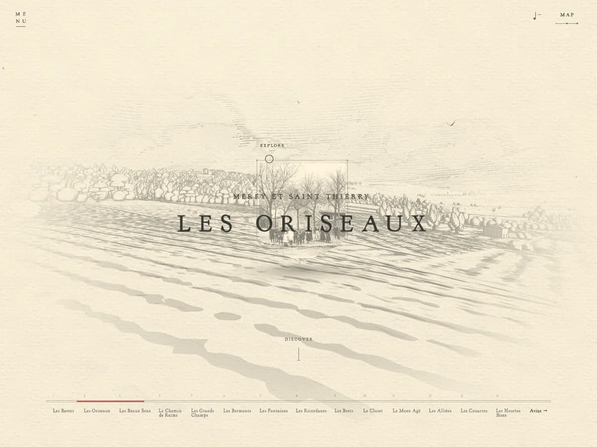 Chartogne-Taillet website preview by Immersive Garden