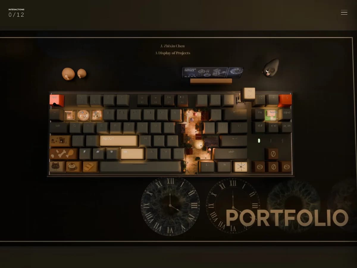 PORTFOLIO ZXC website preview by ZXC