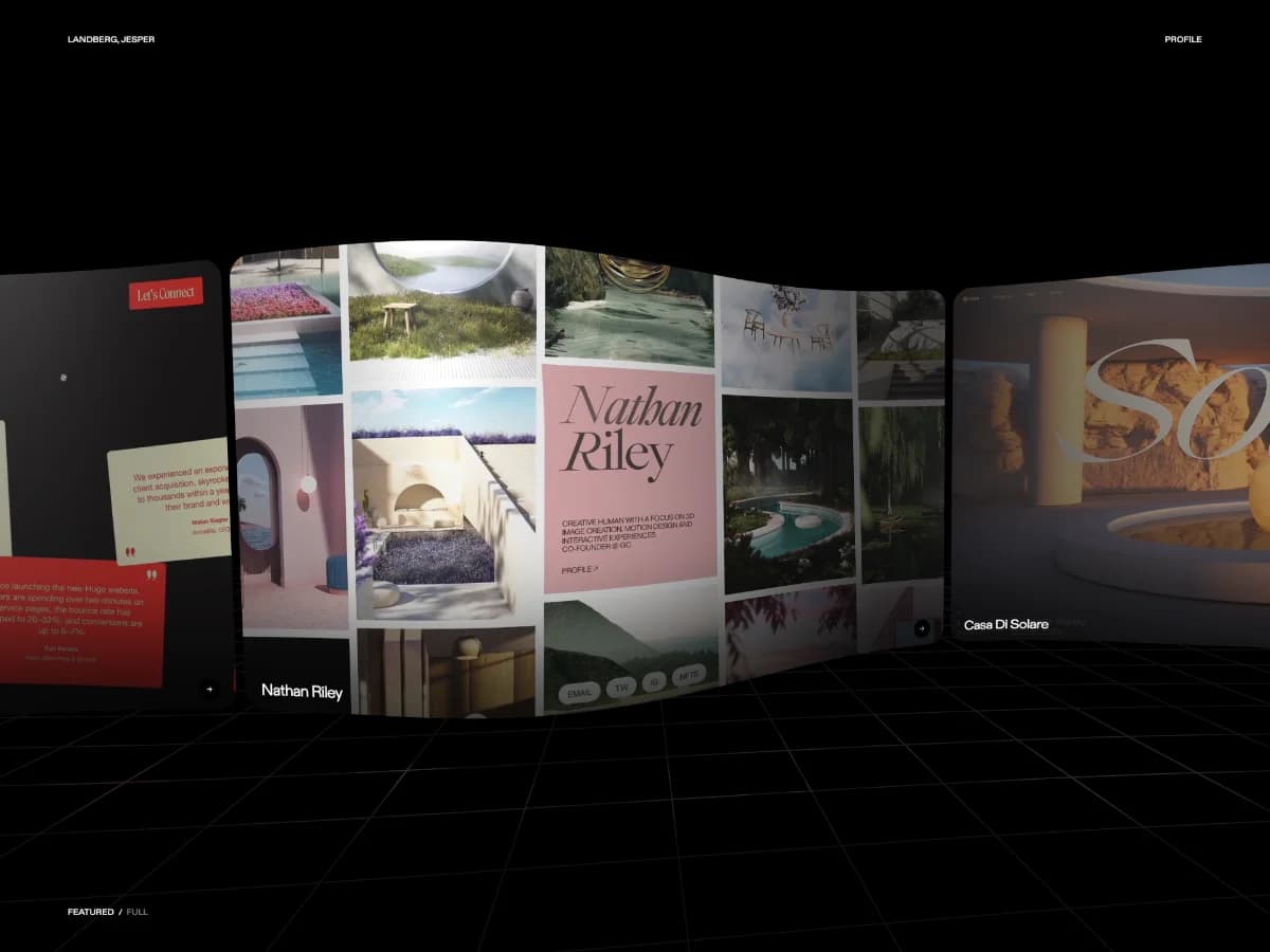 Jesper Landberg website preview by Jesper Landberg