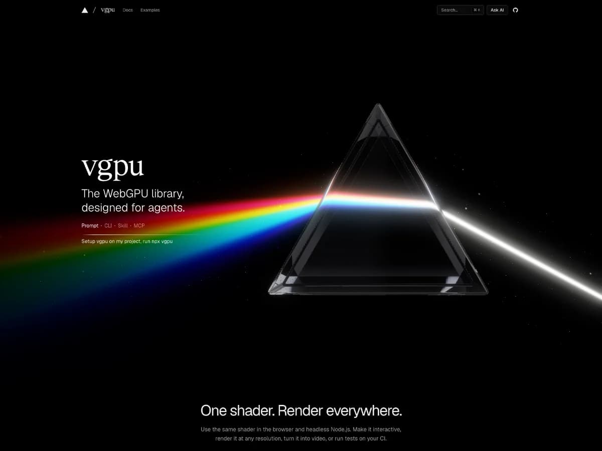 vgpu website preview by Matias