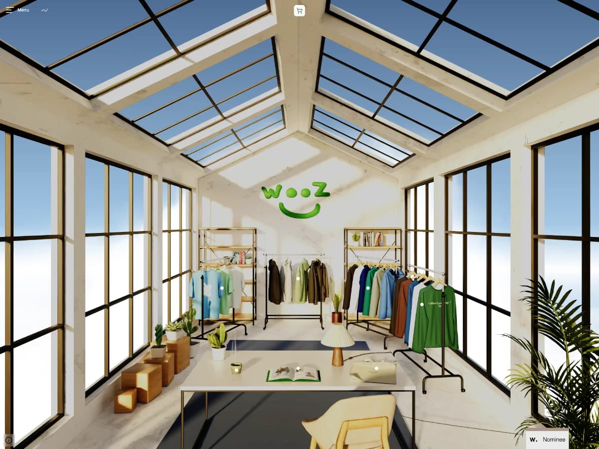 WOOZ Experience website preview by Mik Development