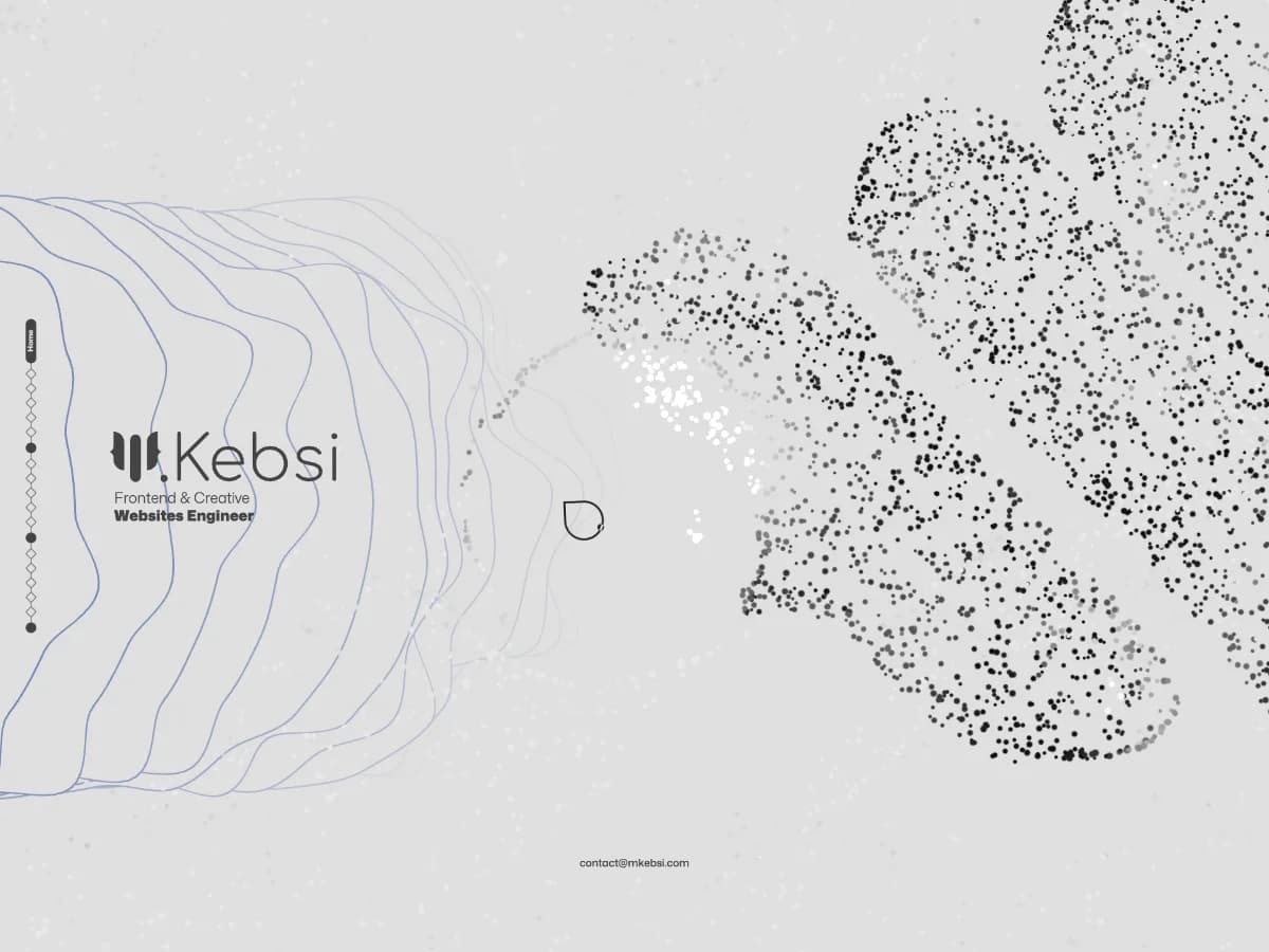 Mohammed Alkebsi's Portfolio website preview by Mohammed Alkebsi