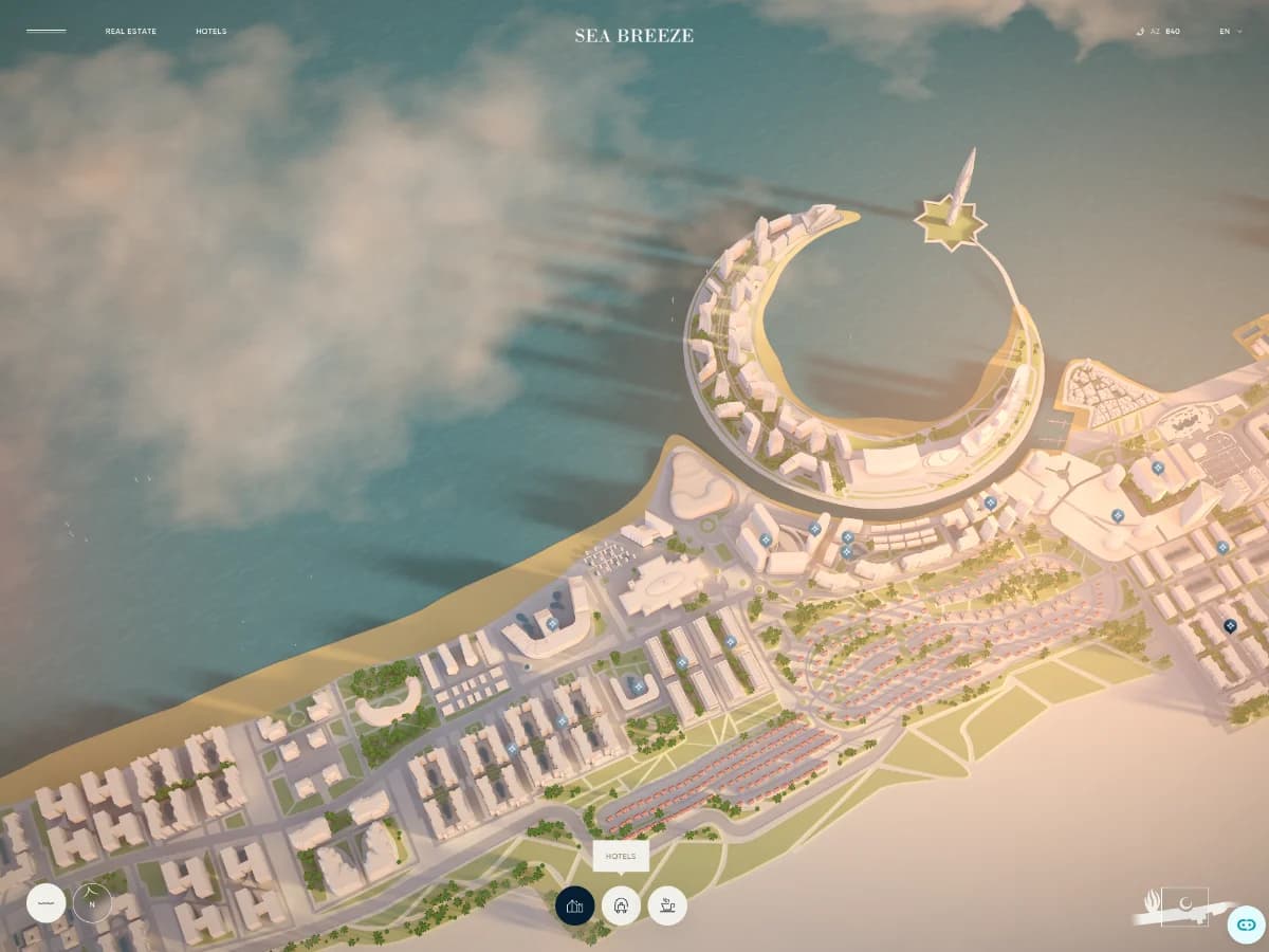 Sea Breeze website preview by Vide Infra