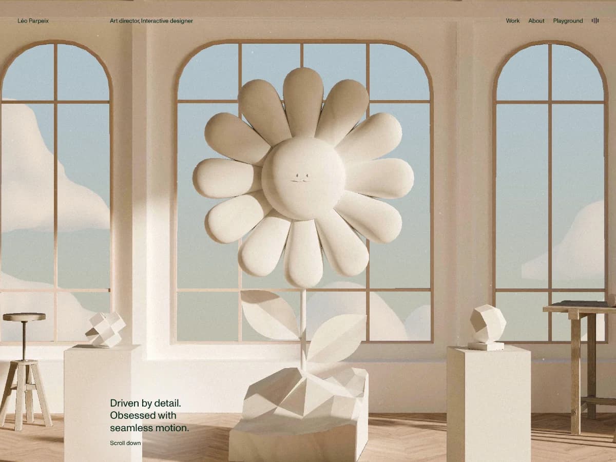 Léo Parpeix — Art director & Interactive Designer website preview by Léo Parpeix