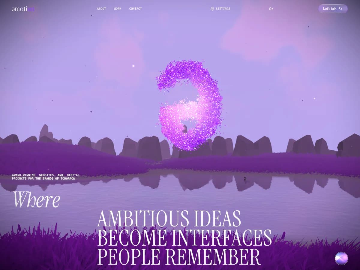 Emotion Agency website preview by Emotion Agency