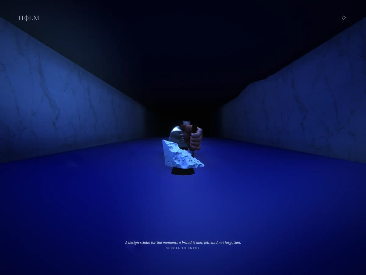 HOLM website preview by HOLM & Canberk