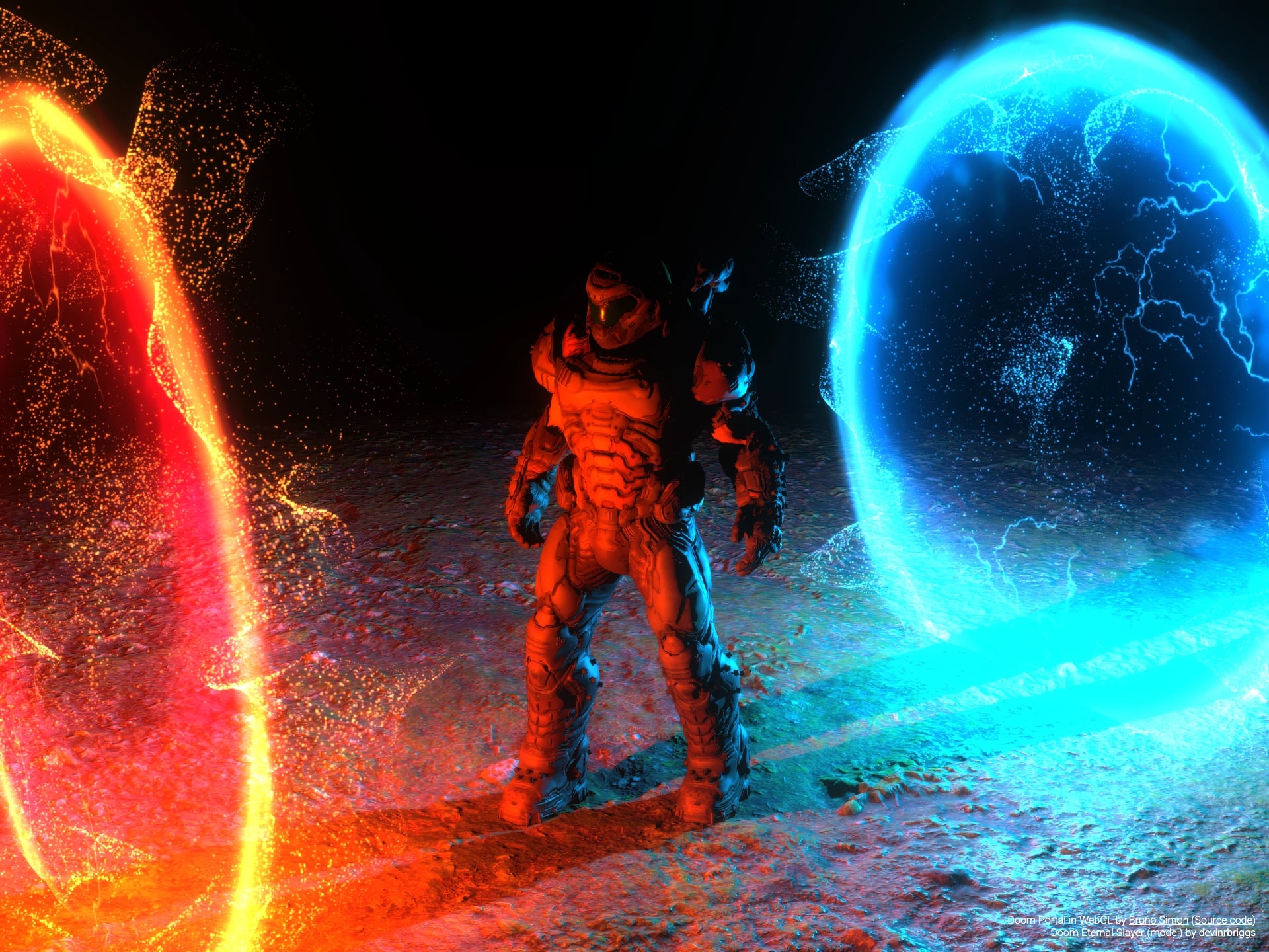 Doom Portal in WebGL — Experiment