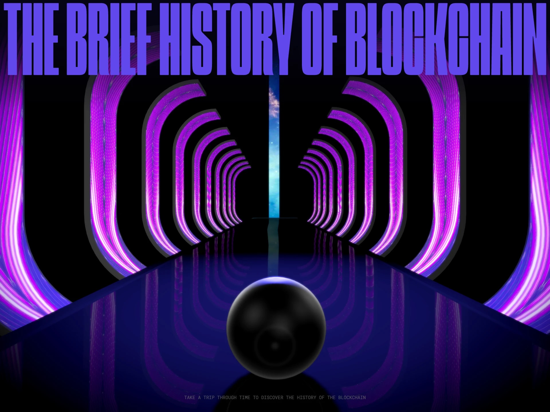 Blockchain History | Immersive 3D Story
