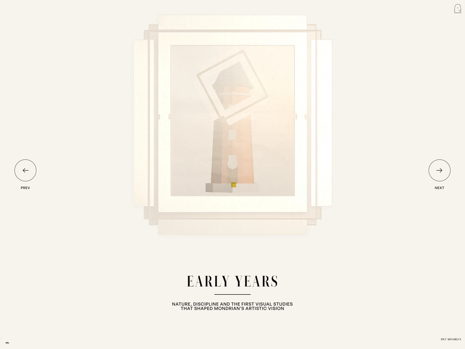 Mondrian — Interactive Journey Through Piet Mondrian's Art